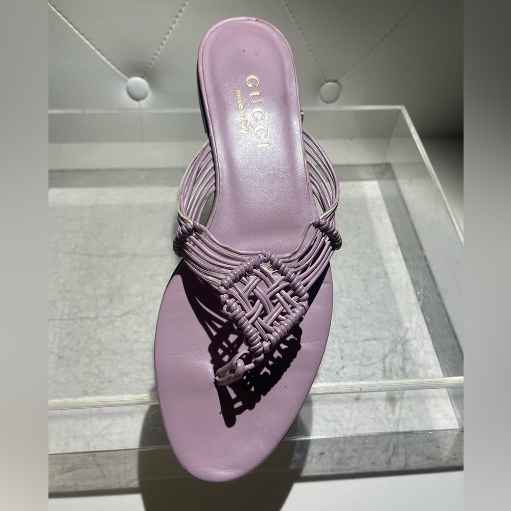 Gucci Women's Purple Sandals - Picture 6 of 13